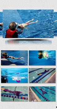 小孩美人鱼游泳视频,小美人鱼畅游碧波,萌态十足